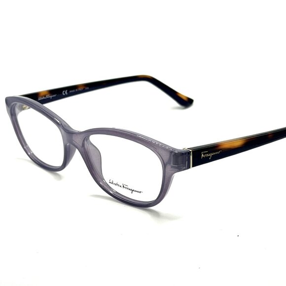 NEW SALVATORE FERRAGAMO SF 2722 516 Lilac Purple Women Eyeglasses 53mm 16 140 - Picture 1 of 8